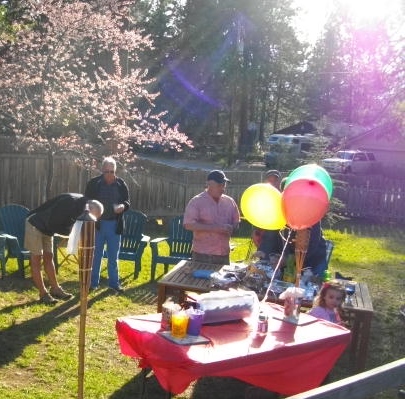 A beautiful day for a party!